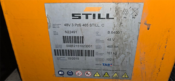 Still Forklift Batteries